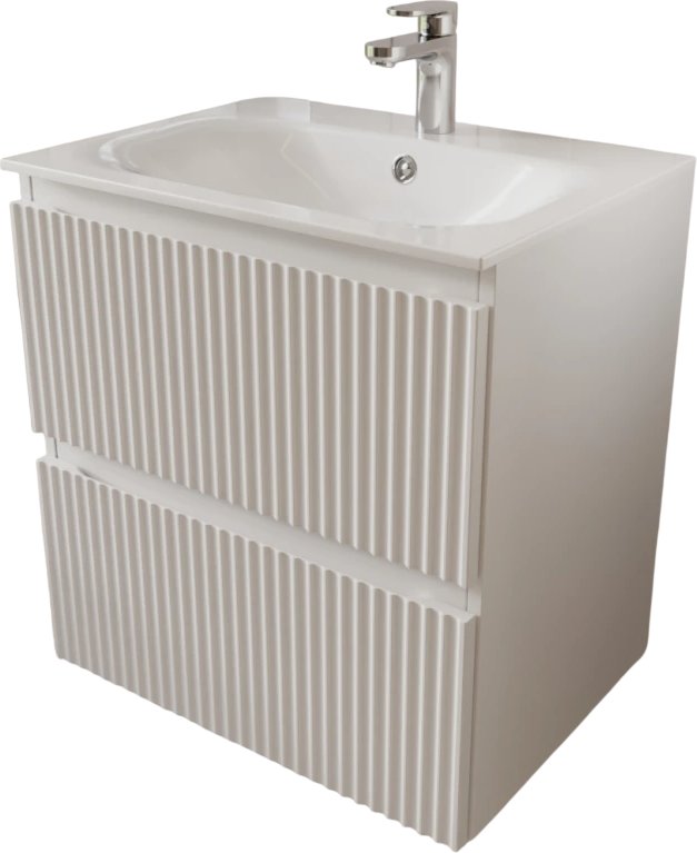 TERMINUS Тумба с умывальником Сицилия 60x62x45 с 2 ящиками SIC10602900301O (белый)
