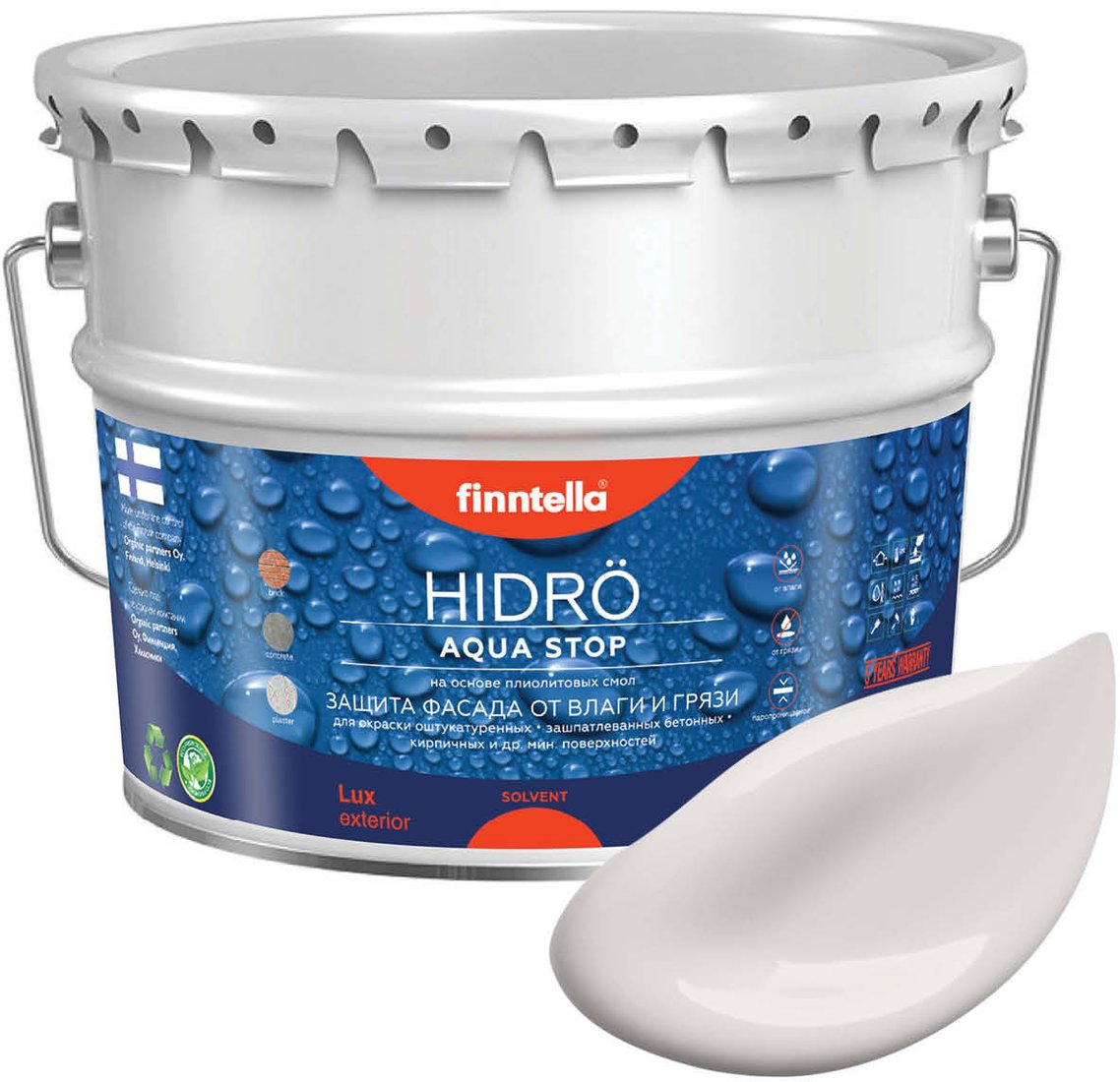

Краска Finntella Hidro Hoyrya F-14-1-9-FL111 9 л (фиолетовый)