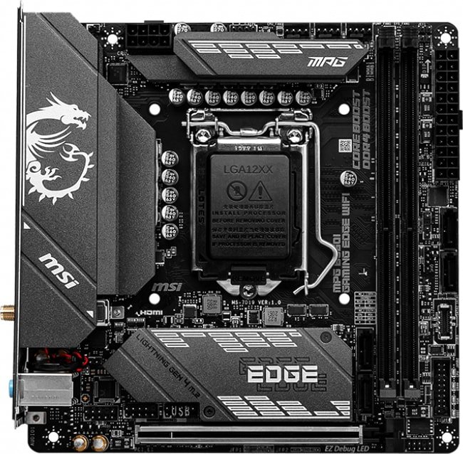 

Материнская плата MSI MPG B560I Gaming Edge WIFI