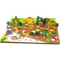 Мозаика/пазл Нескучные игры Овощи на грядке 3D 7907