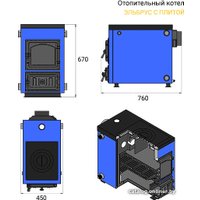 Отопительный котел Везувий Эльбрус-14П