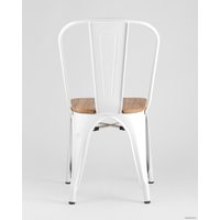 Стул Stool Group Tolix wood (белый глянцевый)