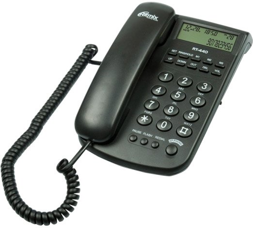 

Телефонный аппарат Ritmix RT-440 (черный)