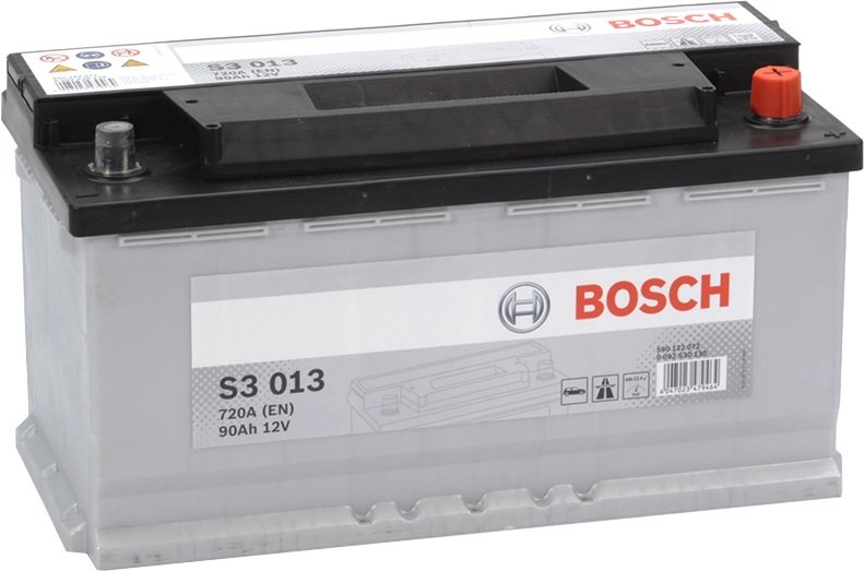 

Автомобильный аккумулятор Bosch S3 013 (590122072) 90 А/ч