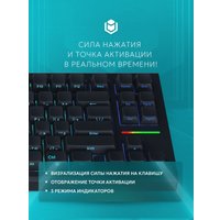 Клавиатура IO by Red Square Type 84 Magnetic g3ms Magnetite Ice (черный)