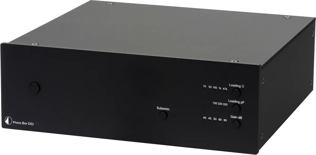 

MM/MC фонокорректор Pro-Ject Phono Box DS 2 (черный)