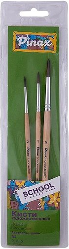 Набор кистей Pinax School & Hobby 529993 (3 шт)