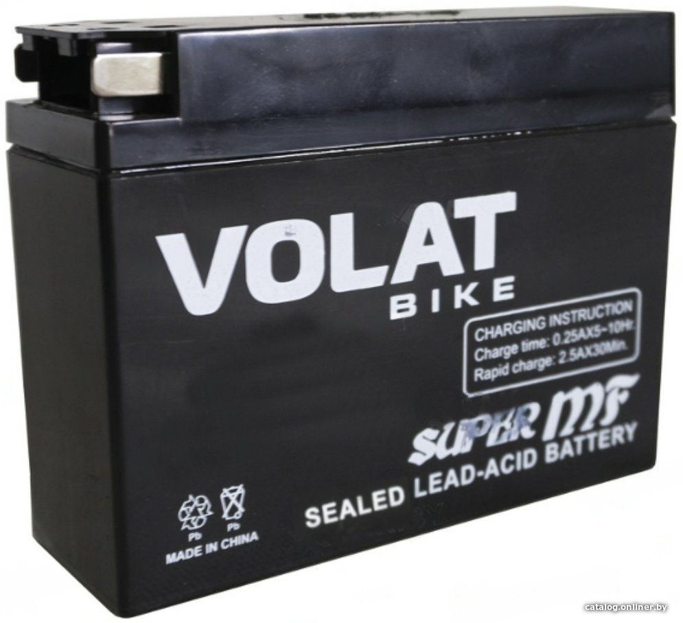 Мотоциклетный аккумулятор VOLAT YTR4A-BS MF R+ (2.5 А·ч)