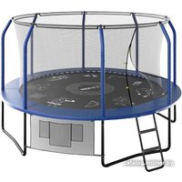 Батут Unix Line Supreme Game 12ft (синий)