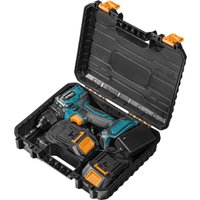 Дрель-шуруповерт Bort BAB-21S 93414912 (с 2-мя АКБ, кейс)