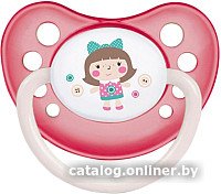 

Пустышка Canpol babies Toys 6-18 мес 23/260 (розовый, со светящимся колечком)