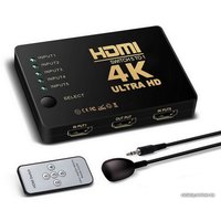 Адаптер USBTOP 5x1 HDMI UltraHD 4K 3D + пульт ДУ + внешний ИК датчик, активный