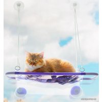 Гамак Furrytail Furrytail Pet Window Perch DCZ (фиолетовый)