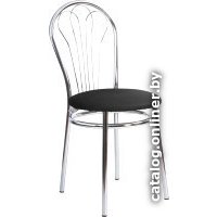 Стул Белс Венус Chrome V 450350/V4 (кожзам черный)