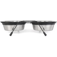 Миски на подставке ZooZooZoo на подставке SWT-6010-1650 (черный)