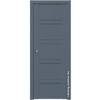 Межкомнатная дверь ProfilDoors 2.80U L 90x200 (антрацит, стекло черный триплекс)