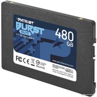 SSD Patriot Burst Elite 480GB PBE480GS25SSDR в Борисове