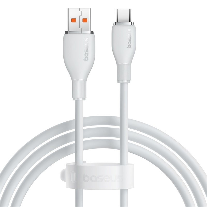 

Кабель Baseus Pudding Series USB Type-A - USB Type-C (1.2 м, белый)