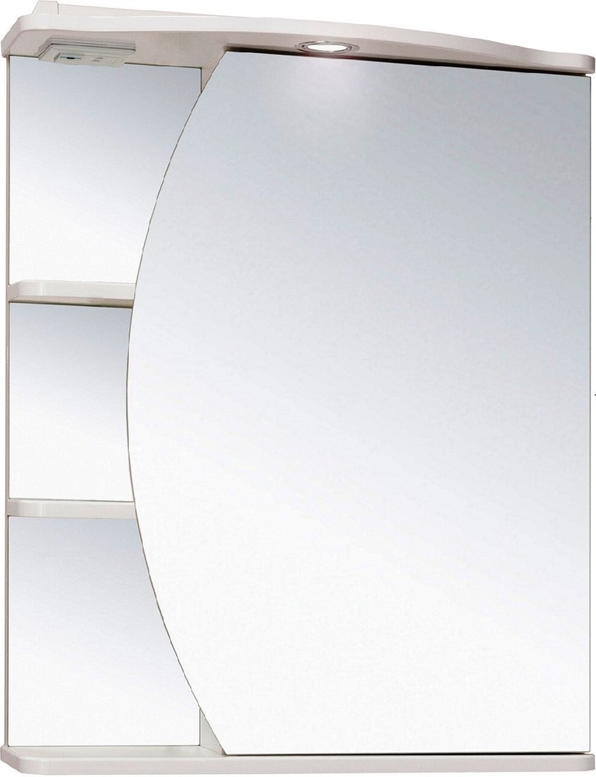 

Runo Шкаф с зеркалом для ванной Линда 60 правый