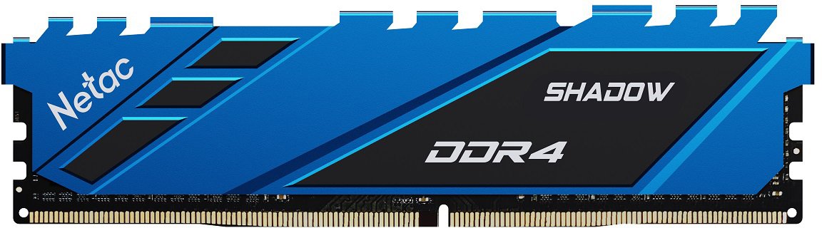 

Оперативная память Netac Shadow 8ГБ DDR4 2666МГц NTSDD4P26SP-08B