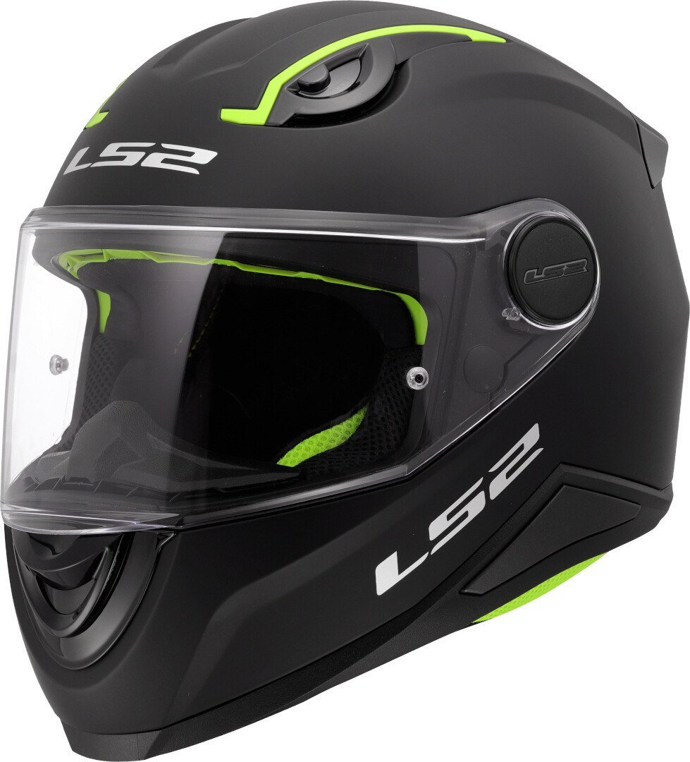 

Мотошлем LS2 FF812 Kid Solid (M, черный матовый)