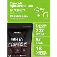 Протеин сывороточный (изолят) 1WIN Whey Protein (шоколадный пирог, 900г)