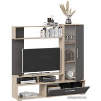 Стенка Трия Сиена (дуб сонома/графит серый) в Гомеле