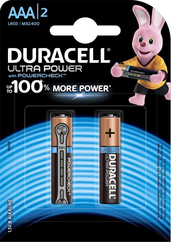

Батарейка DURACELL AAA Ultra Power 2 шт.