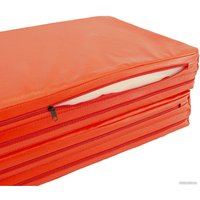 Cпортивный мат Формула здоровья 4 сложения 2x1x0.08м (красный/желтый)