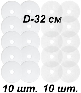 Набор аксессуаров Peresvet Элит 1733 32 см (10 шт + 10 шт)