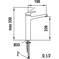 Смеситель Laufen CityPro 3119515041301