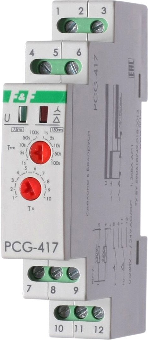 

Реле времени Евроавтоматика F&F PCG-417 EA02.001.020