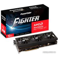 Видеокарта PowerColor Fighter Radeon RX 7700 XT 12GB GDDR6 RX 7700 XT 12G-F/OC