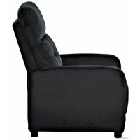 Кресло-качалка Signal Otus Velvet Bluvel 19 раскладное (черный)