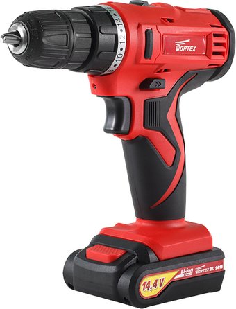 Дрель-шуруповерт Wortex BD 1415DLi + кейс