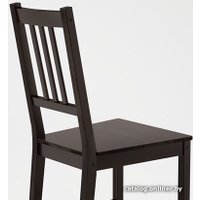 Стул Ikea Стефан 603.609.47 (коричнево-черный)