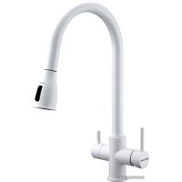 Смеситель Paulmark Lange La214212-431 (белый матовый)