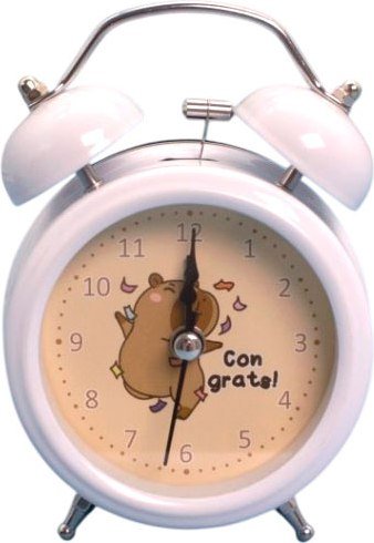 

Настольные часы ILikeGift Capybara, congratel 100P-635-03 (белый)
