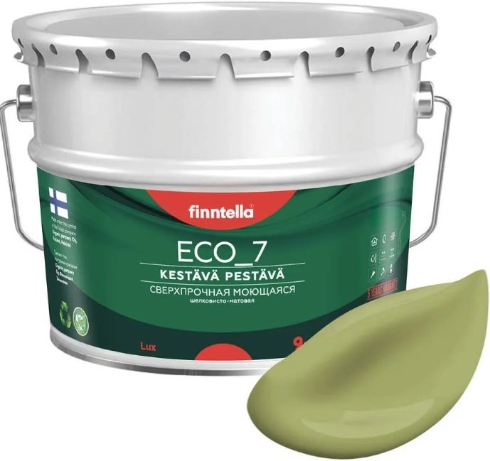 

Краска Finntella Eco 7 Metsa F-09-2-9-FL032 9 л (зеленый)