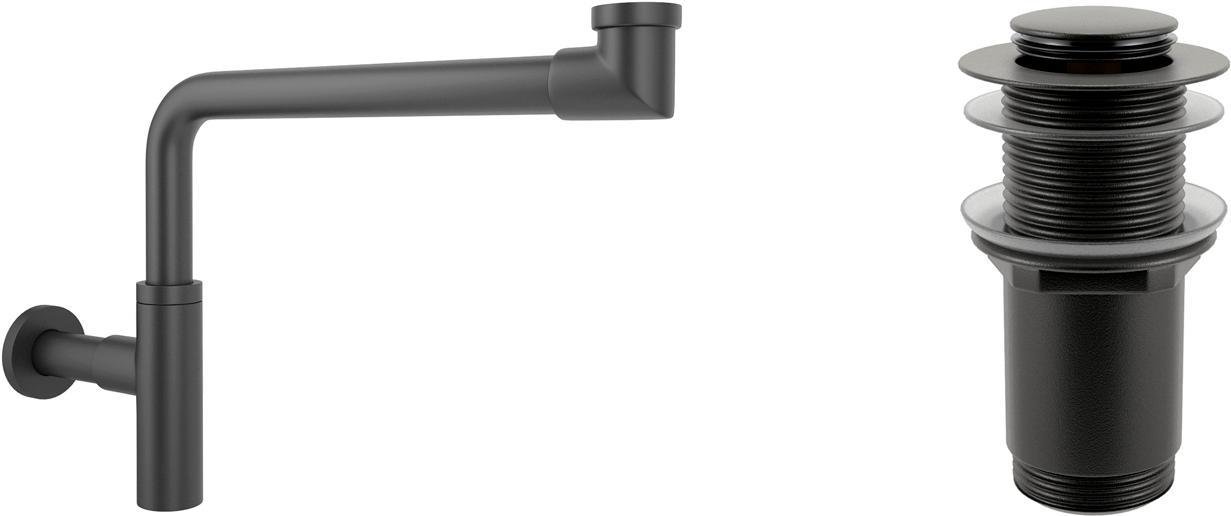 

Сифон Wellsee Drainage System 182125002 (сифон, донный клапан, матовый черный)