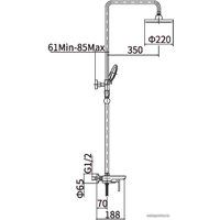 Душевая система  Fashun A2451