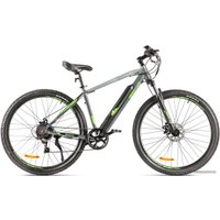 Электровелосипед Eltreco Ultra Lite 2022 (серый/зеленый)