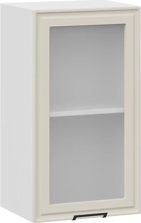 

Шкаф навесной Трия Белладжио 1ВВ4С с одной дверью (белый/софт панакота)