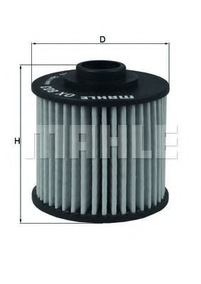 

Масляный фильтр Mahle Knecht OX803