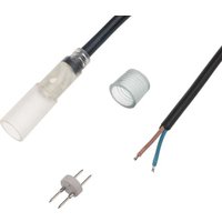 Удлинитель для светодиодных гирлянд Neon-Night Professional Коннектор с проводом для двухжильного дюралайта, диаметр 13 мм 124-018