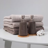 Дозатор для жидкого мыла AksHome Stone (серый) в Могилеве
