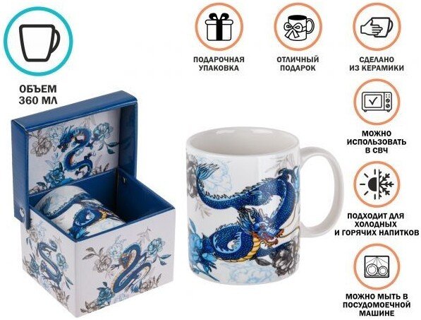 

Кружка Perfecto Linea Blue Dragon-3 30-063203