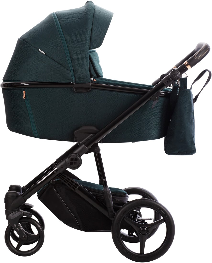 

Универсальная коляска BEBETTO Loren Premium Class Gloss (2 в 1, Gloss 02/темно-зеленый)