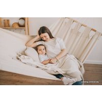 Дачный гамак Mamo Подвесной гамак Льняной 200х120 см (натуральный)