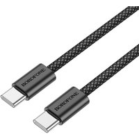 Кабель Borofone BX104 USB Type-C - USB Type-C (1 м, черный)